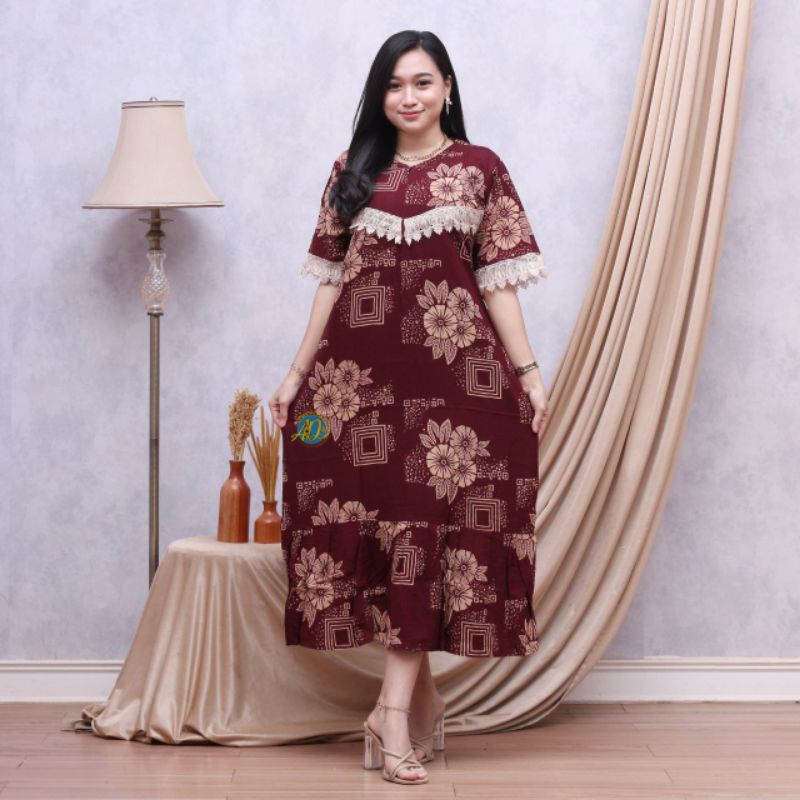 Jual DASTER RENDA ARAB // DASTER BUSUI MOTIF BUNGA | Shopee Indonesia
