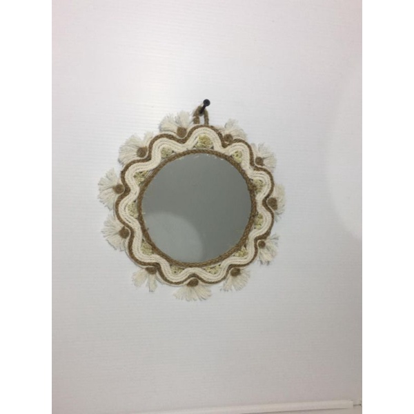 Jual cermin aesthetic rustic flower | Shopee Indonesia