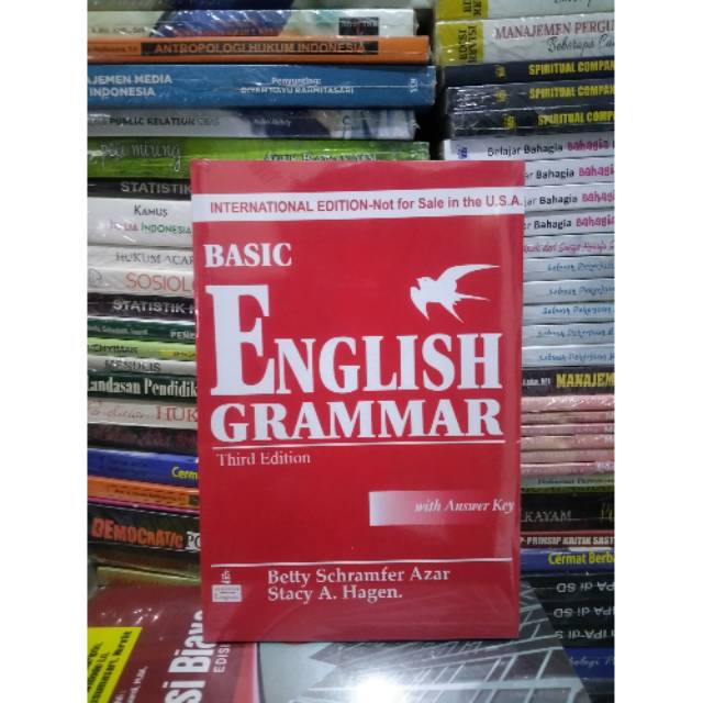 Jual BASIC ENGLISH GRAMMAR WITH ANSWER KEY THIRD EDITION #BETTY ...