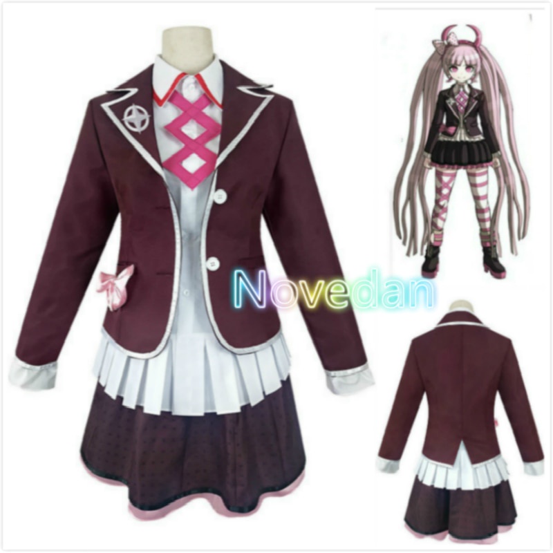 Jual PreOrder Danganronpa Kotoko Utsugi Cosplay Costume Full Set School ...