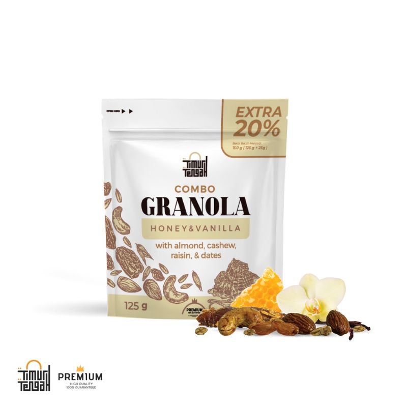 Jual Granola 500 Gram Premium Timur Tengah Honey And Vanilla Blueberry Sereal Makanan Sehat High 