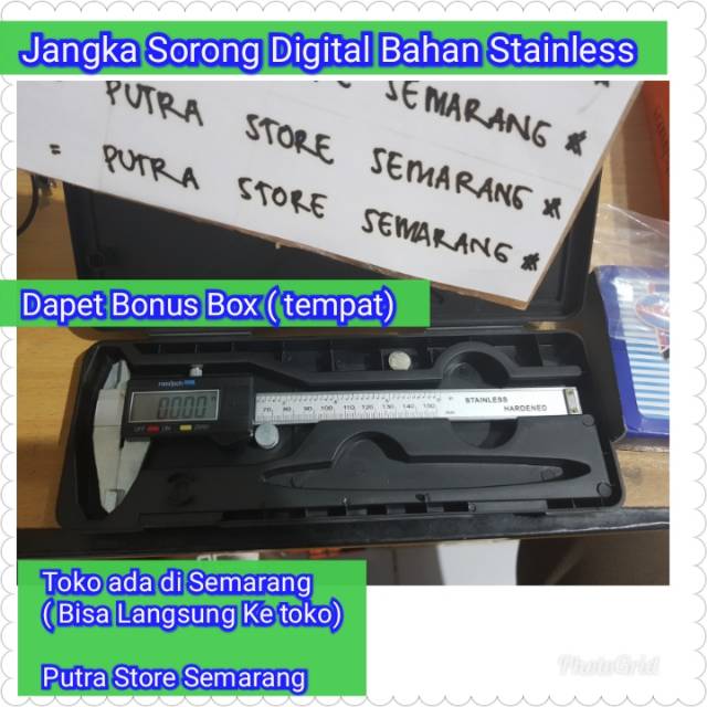 Jual Jangka Sorong Digital LCD Bahan Besi Screen Sigmat Digital ...