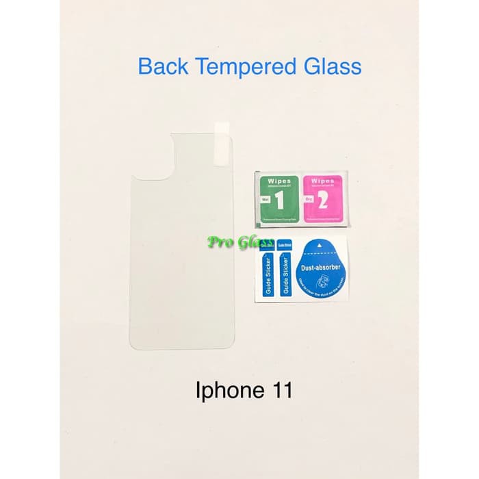Jual Iphone 11 / 11 PRO / 11 PRO MAX BACK TEMPERED GLASS Premium Magic ...