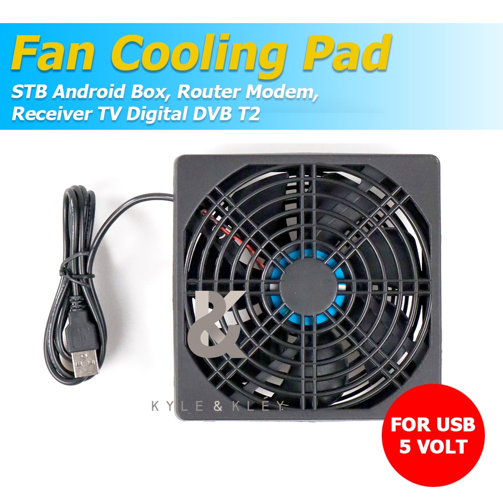 Jual USB Fan Kipas Angin Pendingin Receiver Decoder TV Digital DVB-T2 ...