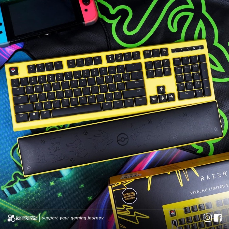 Jual Razer Ornata Expert x Pokemon Pikachu Limited Edition Gaming ...