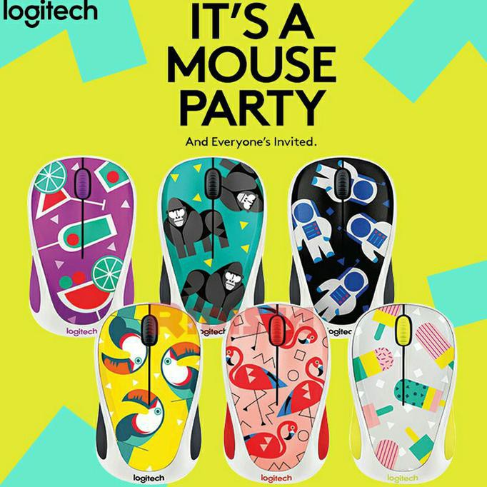 Jual Mouse Wireless Logitech M238 Party Collection Original Resmi M 238 |  Shopee Indonesia
