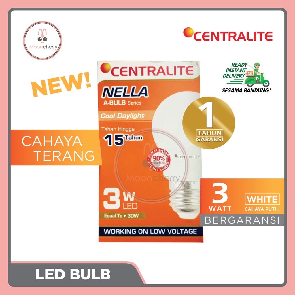 Jual Centralite Bohlam Lampu Led Bulb White W W W W W W Bandung Ready Gosend