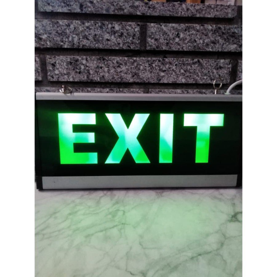 Jual LED Emergency Exit Sign | Shopee Indonesia