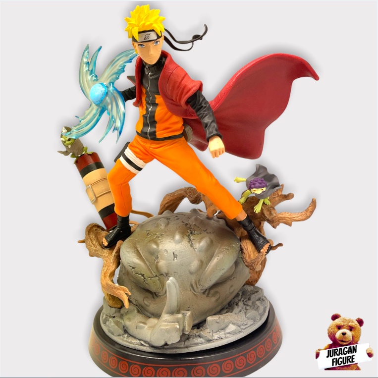 Jual Statue Action Figure Uzumaki Naruto Rasengan Shuriken Gamakichi LED Shopee Indonesia