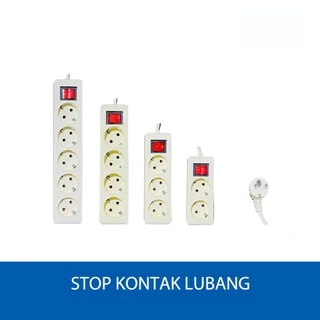 STOP KONTAK 2,3,4,5 LUBANG PANJANG  1,5M - 5M + KABEL / colokan listrik/MODEL GEPENG