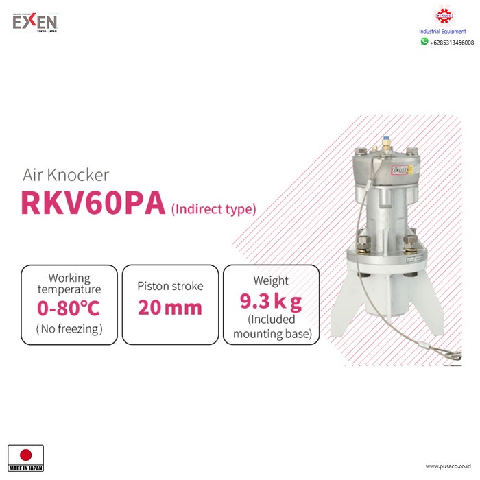 Jual Exen Air Knocker / Air Hammer (Indirect Impact Type) RKV60PA
