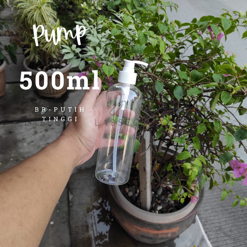 Jual Botol Pump Br Ml Pet Tinggi Neck Plastik Tutup Pompa Hand