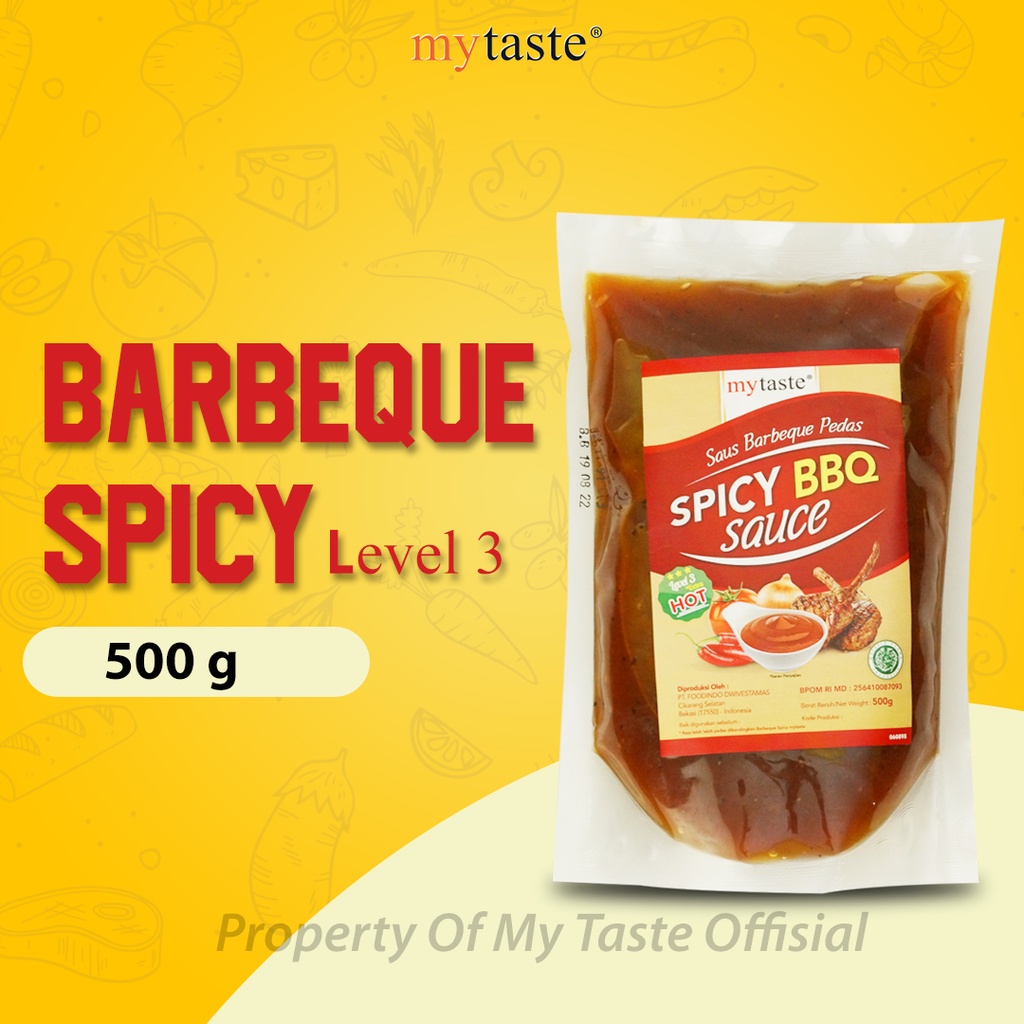 Jual My Taste Barbeque Spicy Lv 3 500gr Saus Barbeque Pedas Level 3 ...