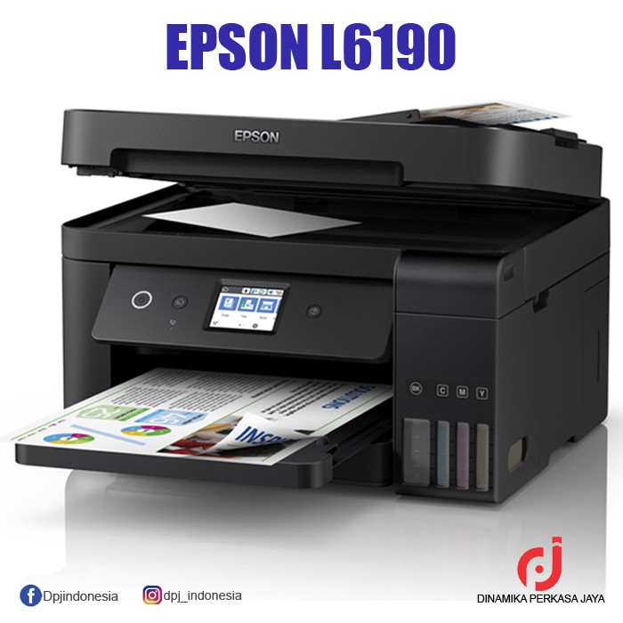 Jual Printer Epson L6190 Wi Fi Duplex All In One Ink Tank Printer With Adf Shopee Indonesia 4508