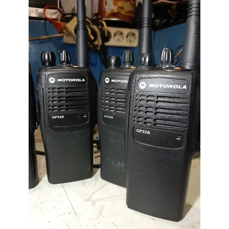 Jual Ht Motorola Gp328 Frekuensi Uhf Band 403 Mhz Kondisi Normal ...