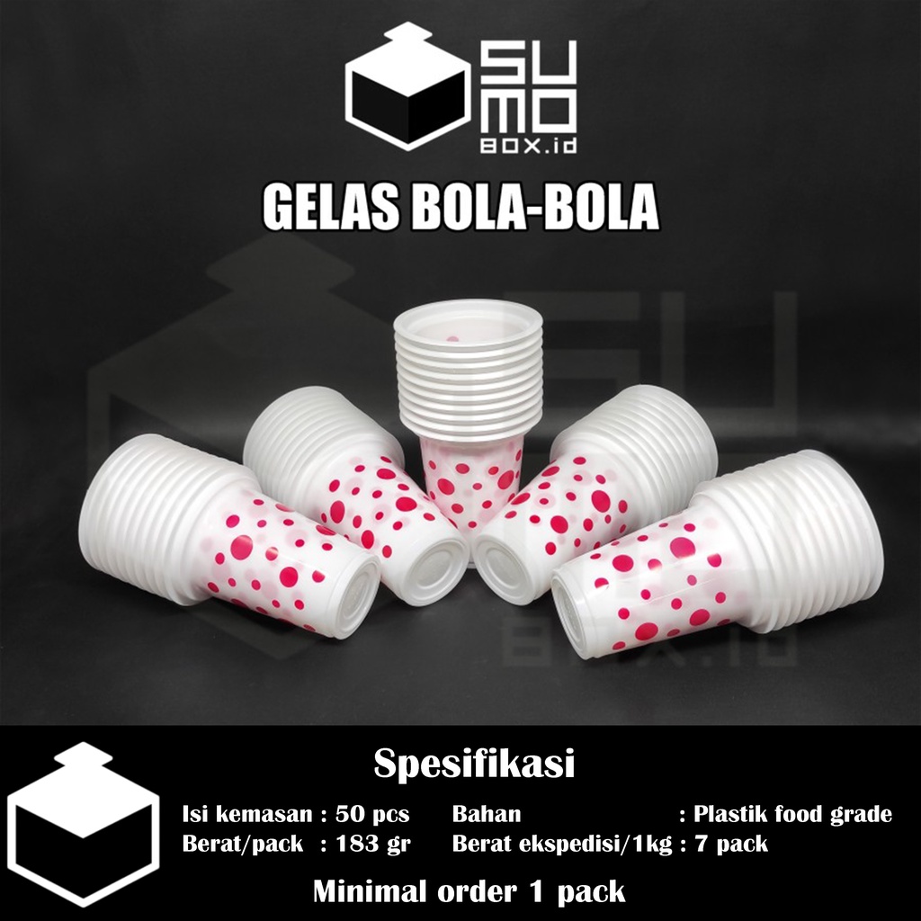 Jual Gelas Plastik Cup Bola Bola Gelas Plastik Polkadot Bola Putih Shopee Indonesia 6143