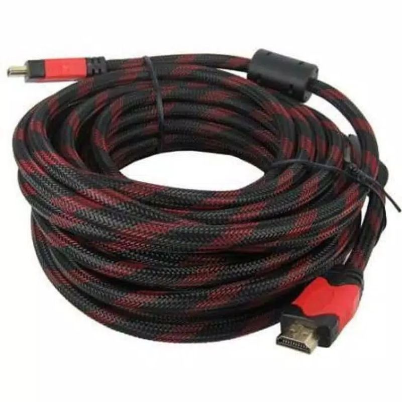 Jual Kabel Hdmi 20 Meter kabel hdmi to hdmi 20m bahan Jaring tebal ...