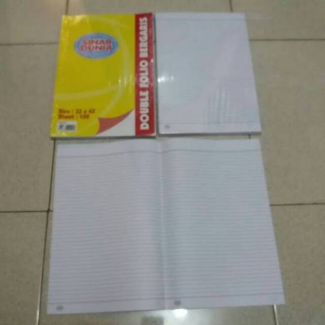 Jual Kertas Folio. Double Folio. Folio Garis | Shopee Indonesia