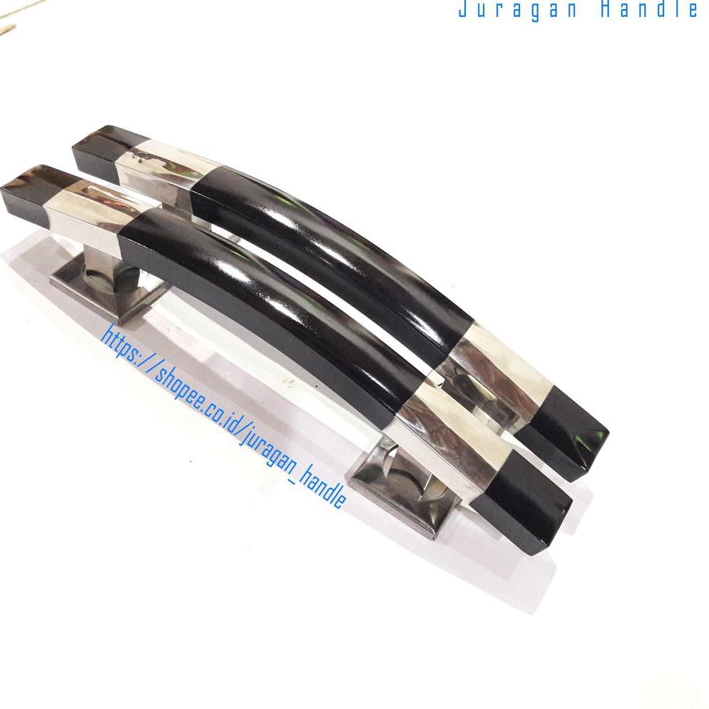 Jual If9> gagang pintu rumah 33 cm model sabit stainless tarikan murah