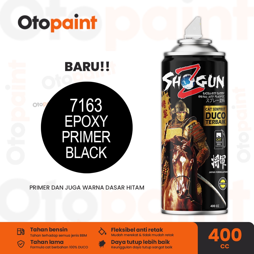 Jual OTOPAINT Cat Semprot Pilox Undercoat Primer Warna Cat Dasar Hitam