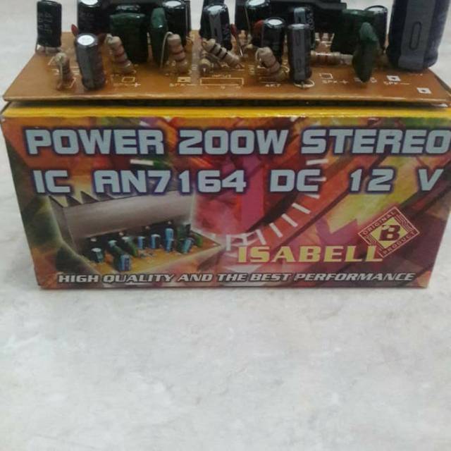 Jual Power walet 200w STEREO IC AN7164 DC 12 Volt Shopee Indonesia