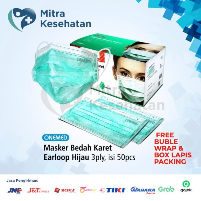 Jual Masker Medis Onemed Earloop 3 Ply 88-mitrakesehatan-1 Juara ...