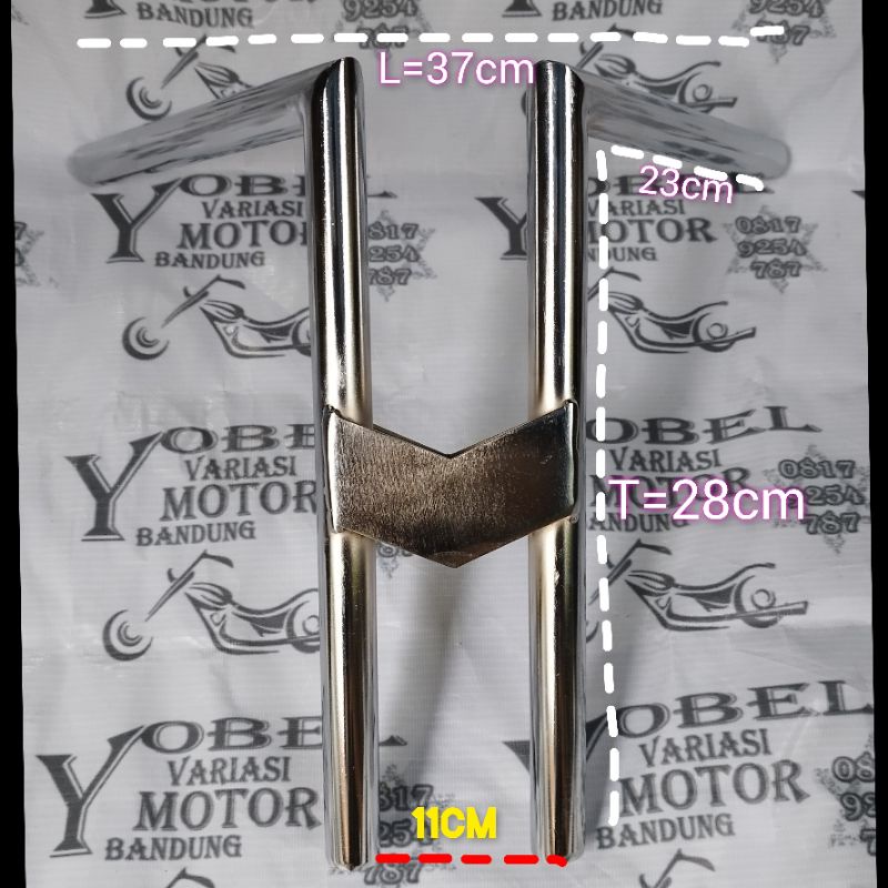 Jual STANG CUSTOM CHOPPER OUTSKUL RABBIT STANG SKINNY CHOPPER STANG ...