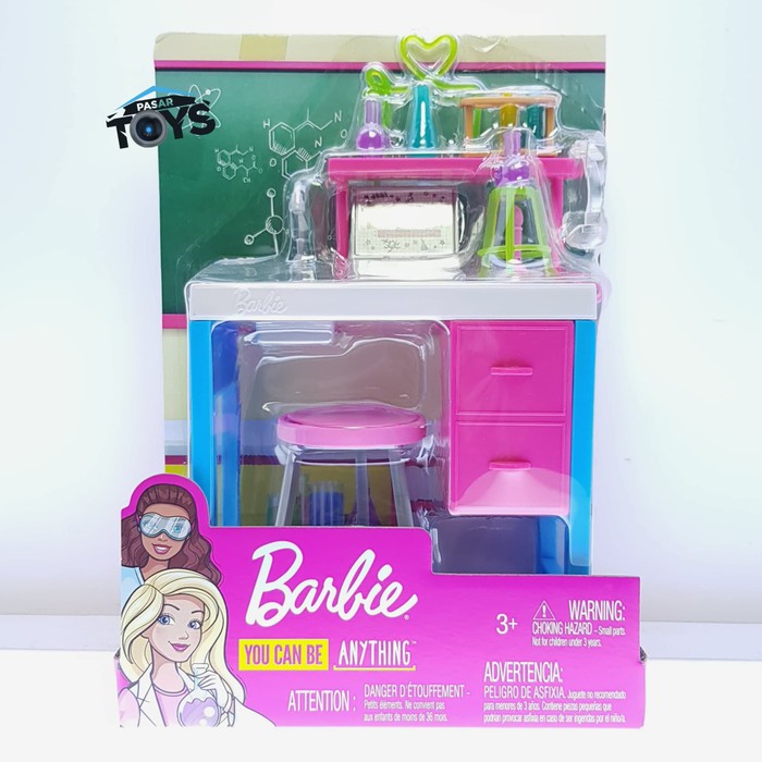 Barbie science lab sale playset