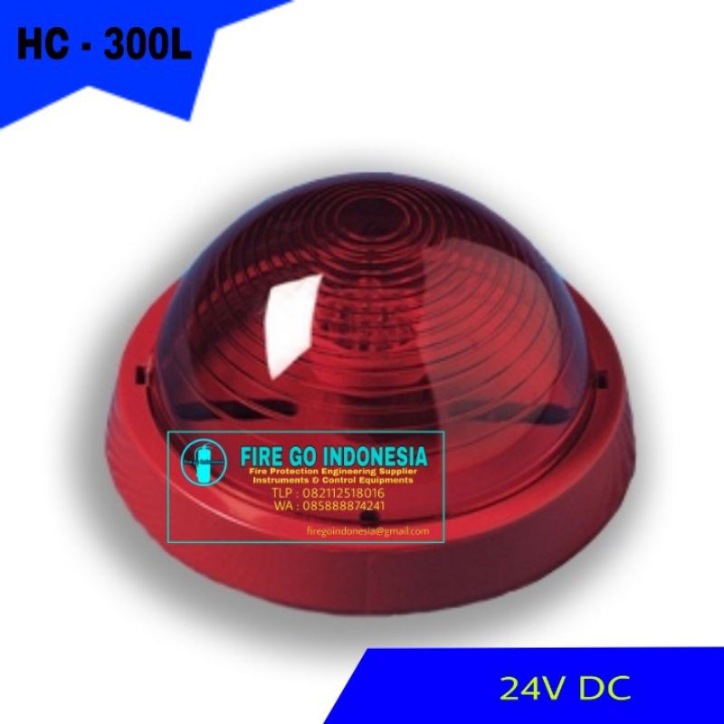 Jual Fire alarm indication Lamp HC-300L lampu indikator fire alarm ...
