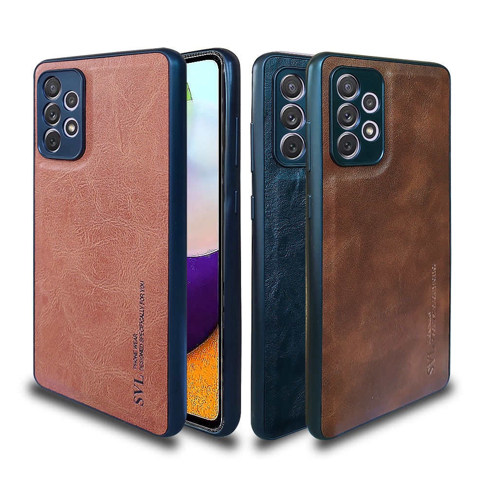 Jual Casing untuk Samsung A72 / A52 / A32 4G / A32 5G Case SVL leather ...