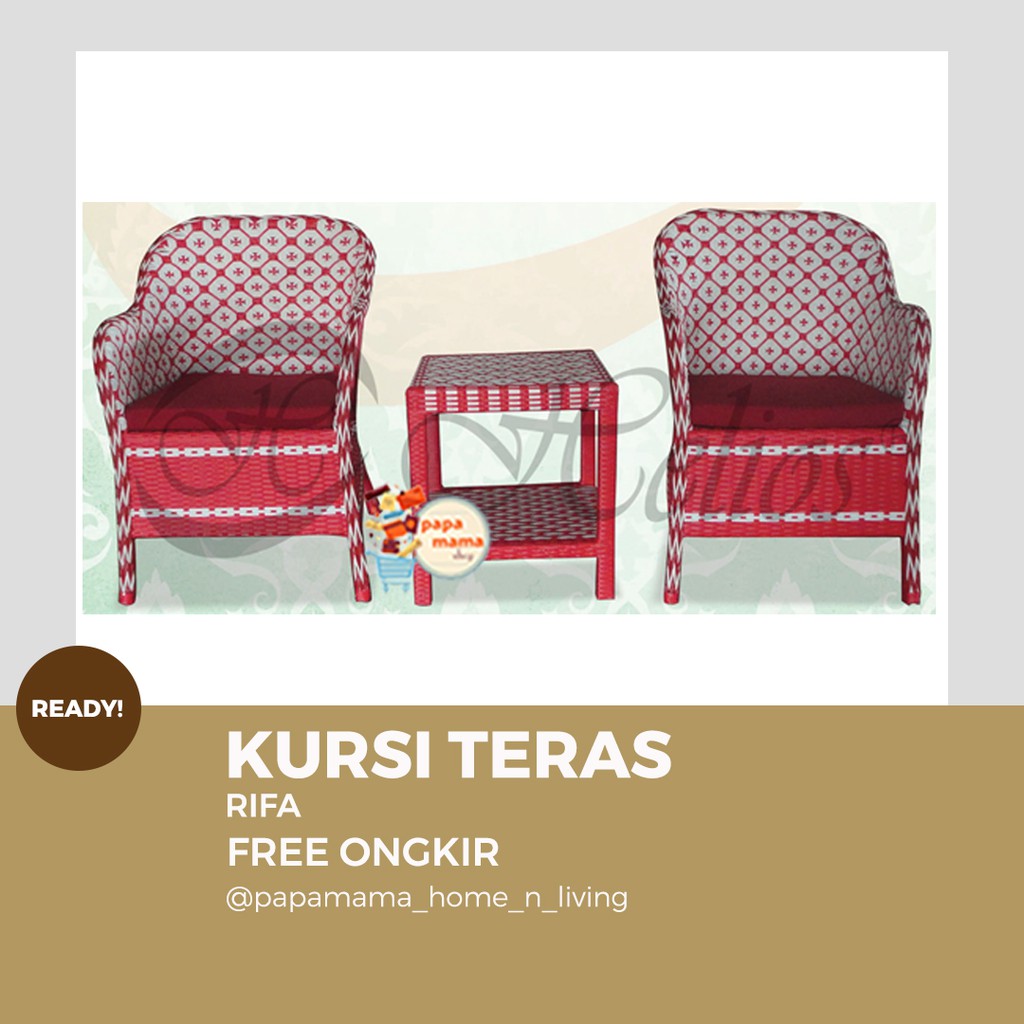 Jual Kursi Rotan Sintetis Murah Kursi Tamu Rotan Kursi Teras