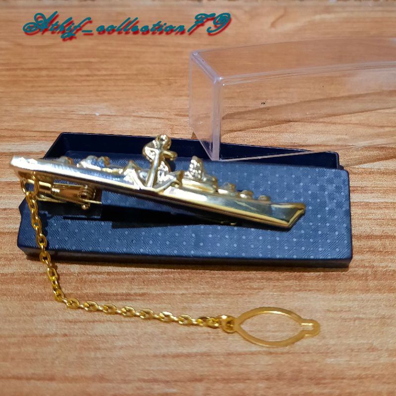 Jual Penjepit Dasi Kapal Jepitan Dasi + Box Dasi | Shopee Indonesia