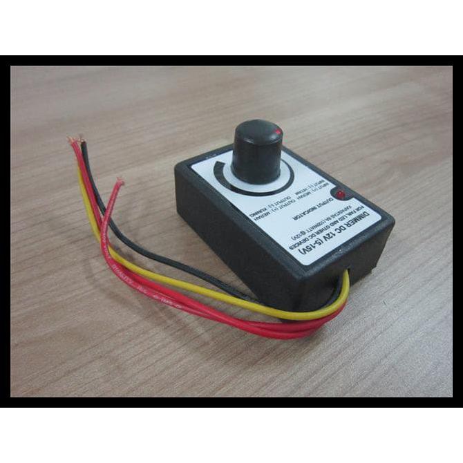 Jual Dimmer Dc 12V (515V) 8A Untuk Fan/Kipas, Led, Dinamo, Motor Dc