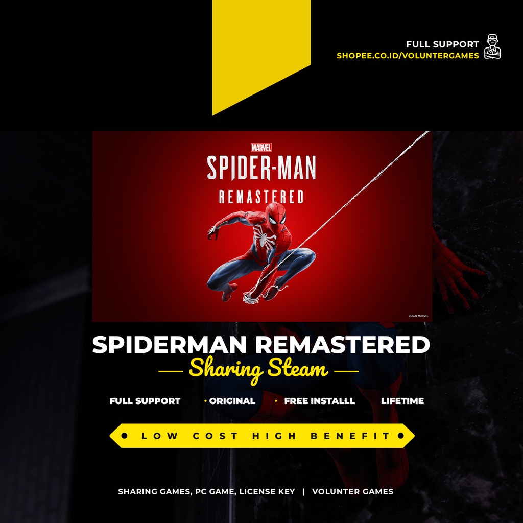 Jual MARVEL SPIDERMAN REMASTERED PC ORIGINAL Shopee Indonesia