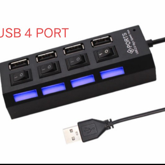 Jual Produk Usb Hub 4 Port Output On Off Saklar Usb 2.0 Bergaransi ...