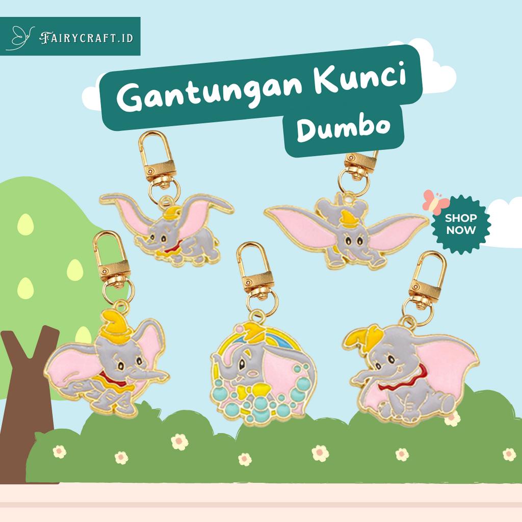 Jual FAIRYCRAFT.ID - GANTUNGAN KUNCI DUMBO| DUMBO KEYCHAIN - GAJAH ...