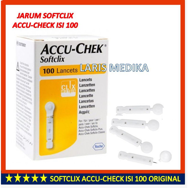 Jual Blood Lancet AccuChek Softclix / Lancets Softclix Accu Chek Isi