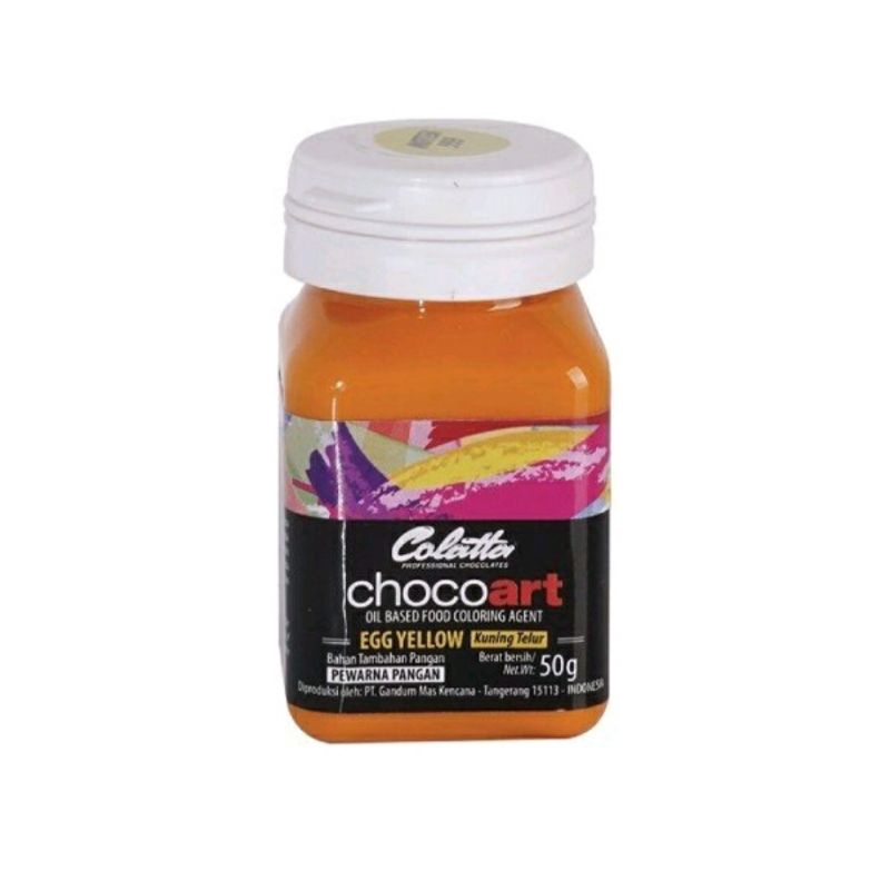 Jual Colatta Chocoart Pewarna Makanan Choco Art Egg Yellow 50 gr