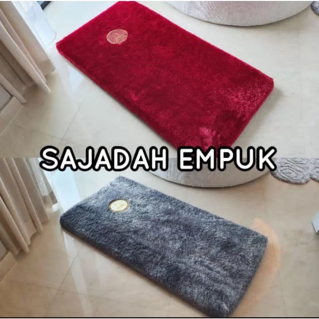 Jual SAJADAH BULU RASFUR EMPUK TEBAL NYAMAN MURAH UKURAN 100X55X2.5CM ...