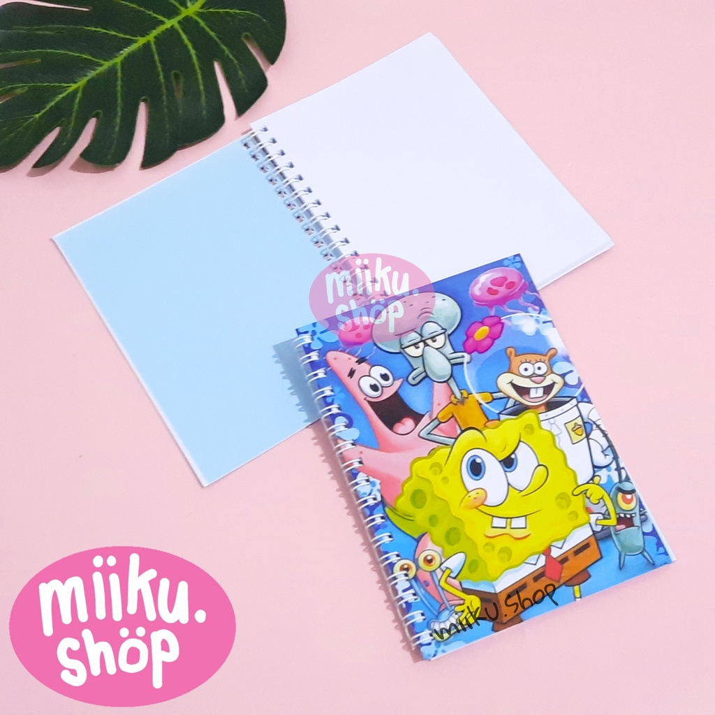 Jual BUKU NOTES / NOTEBOOK SPONGEBOB | Shopee Indonesia