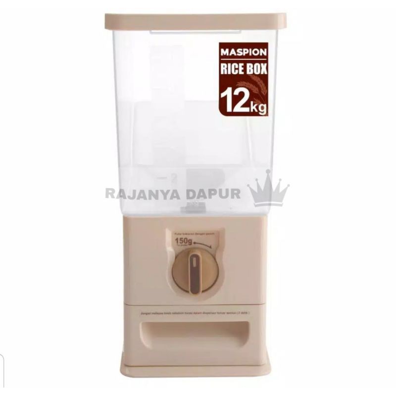Jual Maspion Rice Box MRD/EX - 12 kg - tempat penyimpanan beras maspion ...
