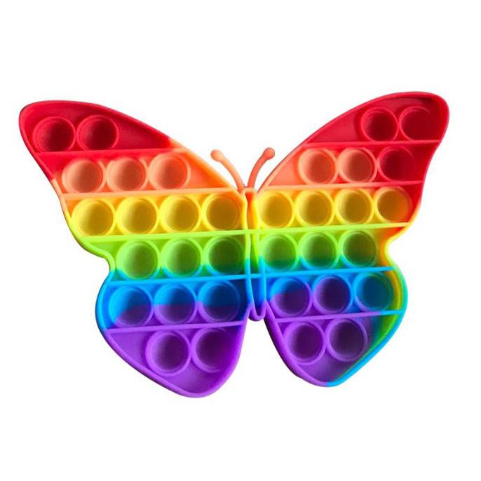 Jual Pop It Rainbow - Pop Its - Game Viral - Kupu-Kupu Non Cod | Shopee ...