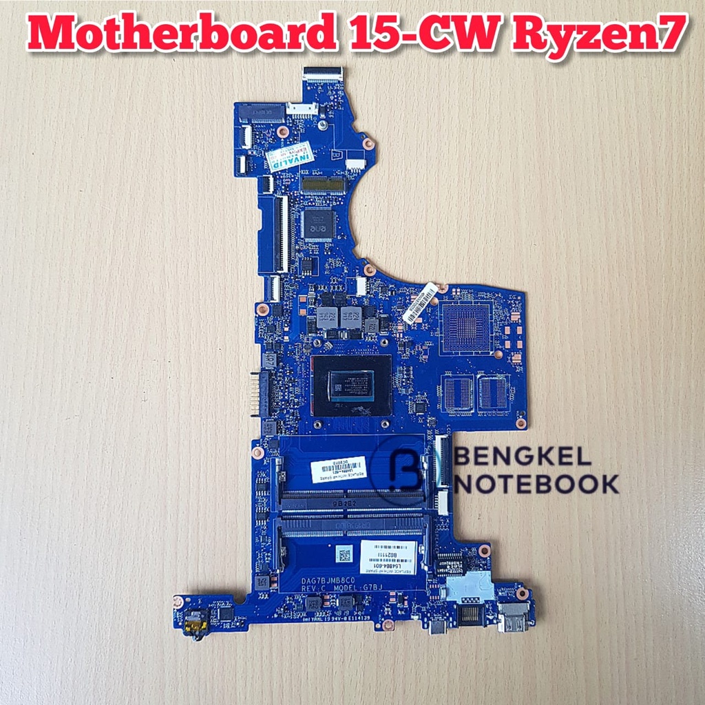 Scheda Madre HP 15-CW TPN-Q210 Con CPU AMD Ryzen R3/R5/R7 – RAM DDR4, 90 Giorni Di Garanzia