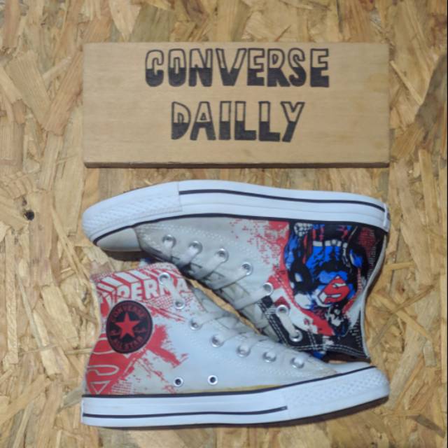 Converse X DC Comics Superman Blue Red Collabs