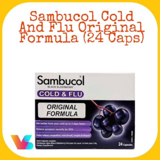 Jual Sambucol Cold And Flu Original Formula (24 Caps) Shopee Indonesia