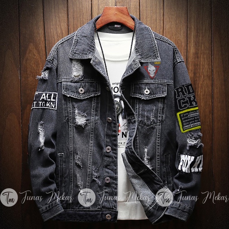 Jaket jeans sales