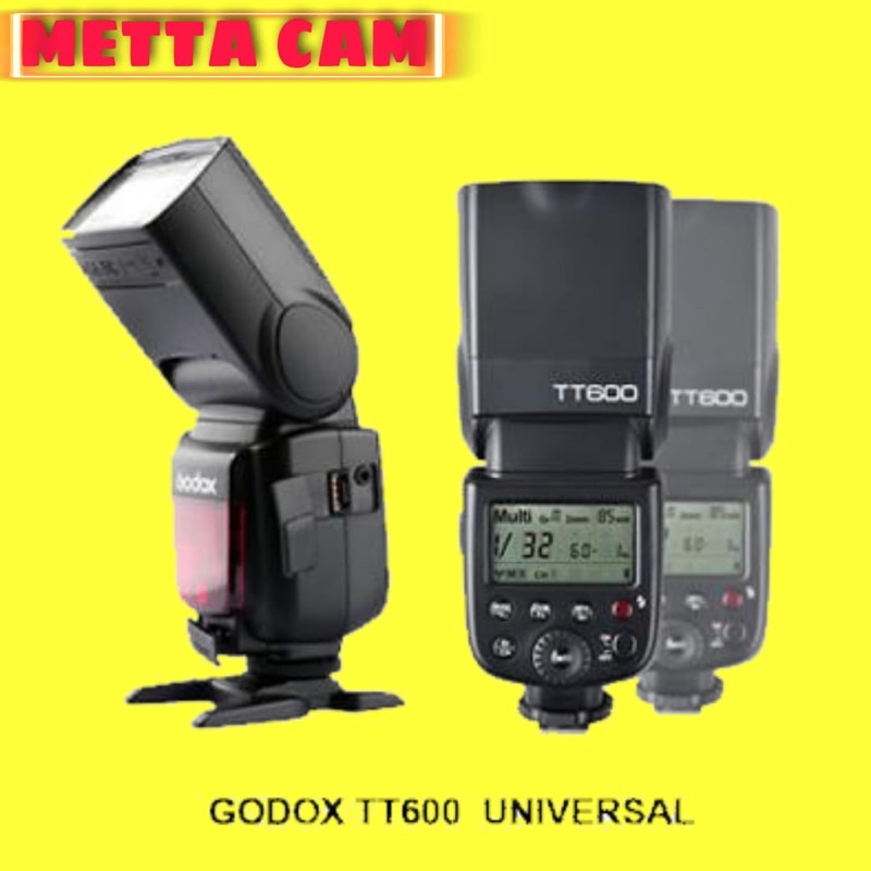 Jual GODOX TT600 Universal Flash Camera | Shopee Indonesia