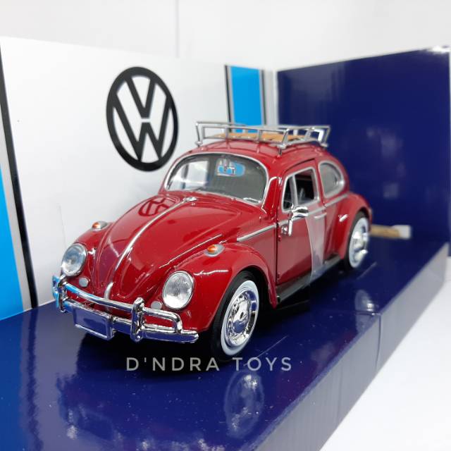 Jual Diecast Motor Max 1966 Volkswagen Beetle Miniatur Mobil Vw Kodok ...