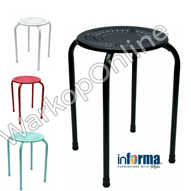 Jual Informa Bangku Besi Metal - Outdoor Indoor Cafe Restoran Kantor ...