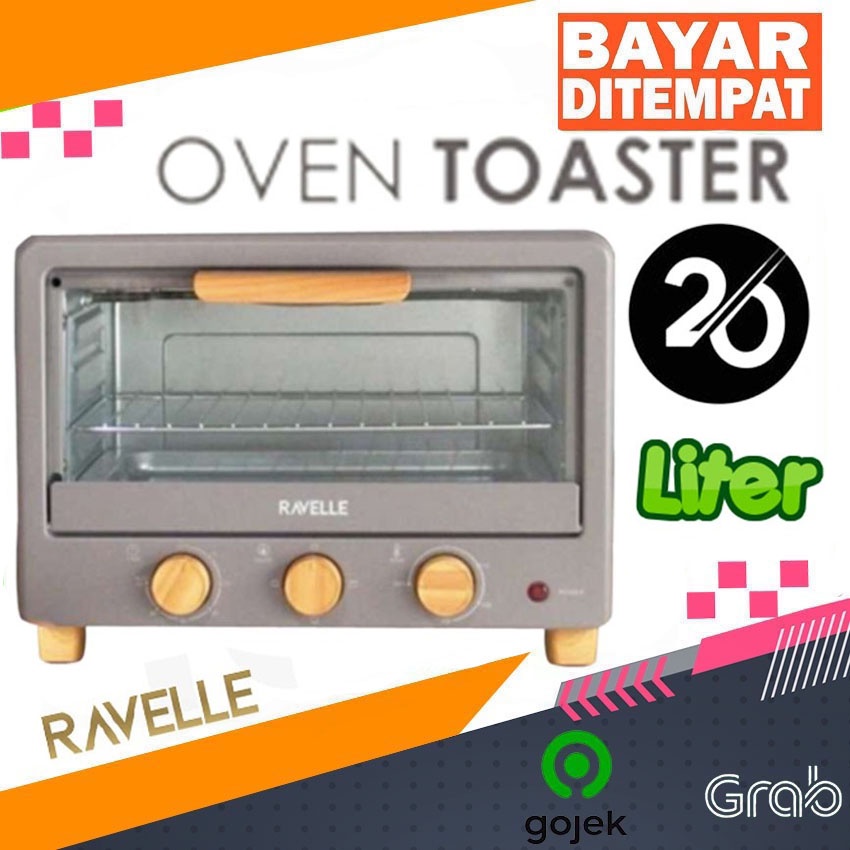 Jual Ravelle Microwave Oven Listrik Low Watt Toaster 20 L Korean
